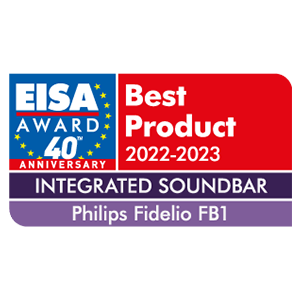 &Beta;&rho;&alpha;&beta;&epsilon;ί&omicron; EISA 2022 &gamma;&iota;&alpha; &tau;&omicron; soundbar Philips Fidelio FB1